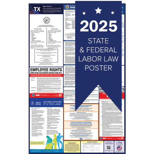 Texas & Federal Labor Law Posters [English & Spanish]